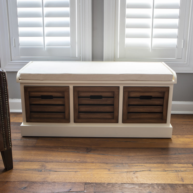 Upholstered Drawer Storage Bench & Reviews Joss & Main